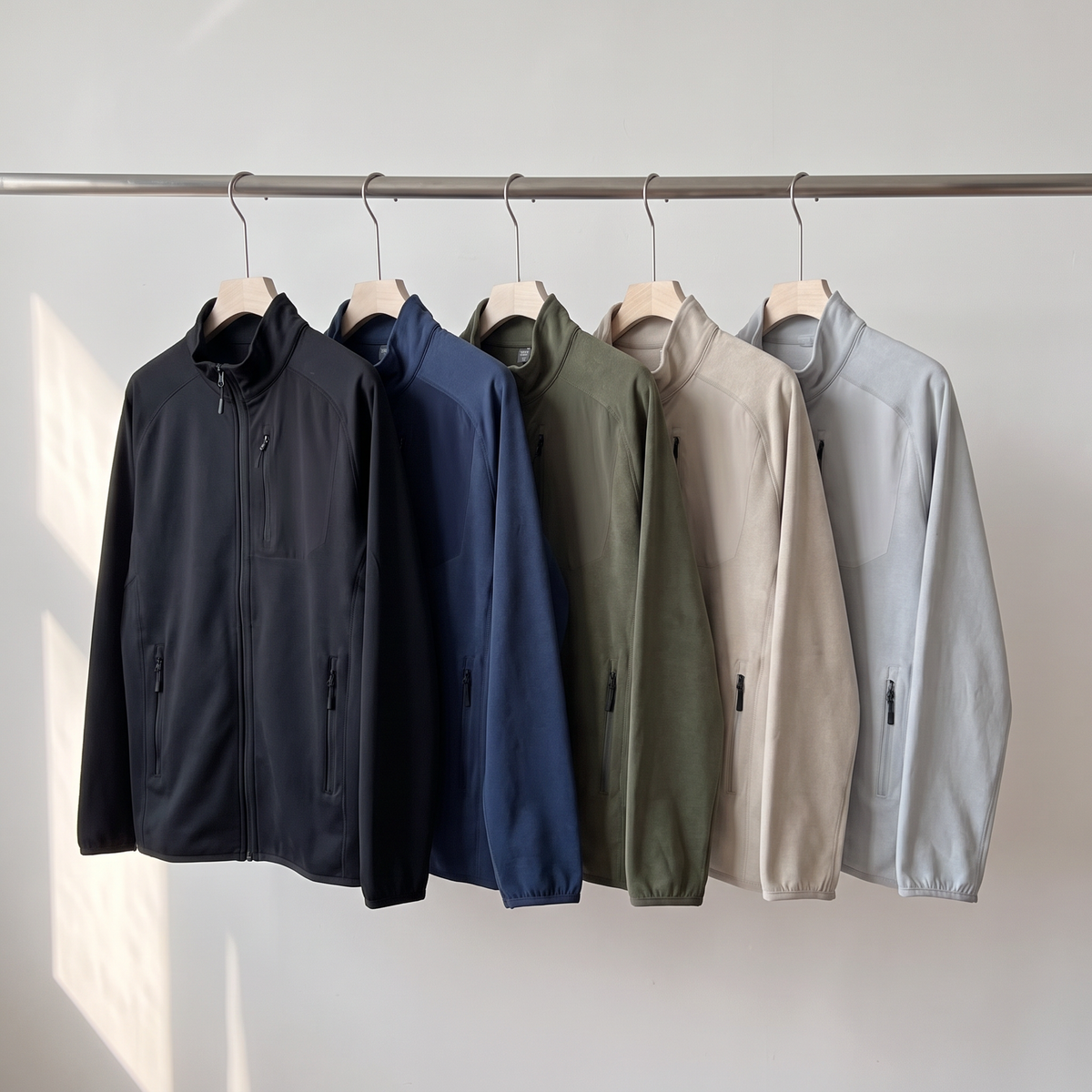 Herren Fleecejacke leicht – Zip-Fleece zum Wandern