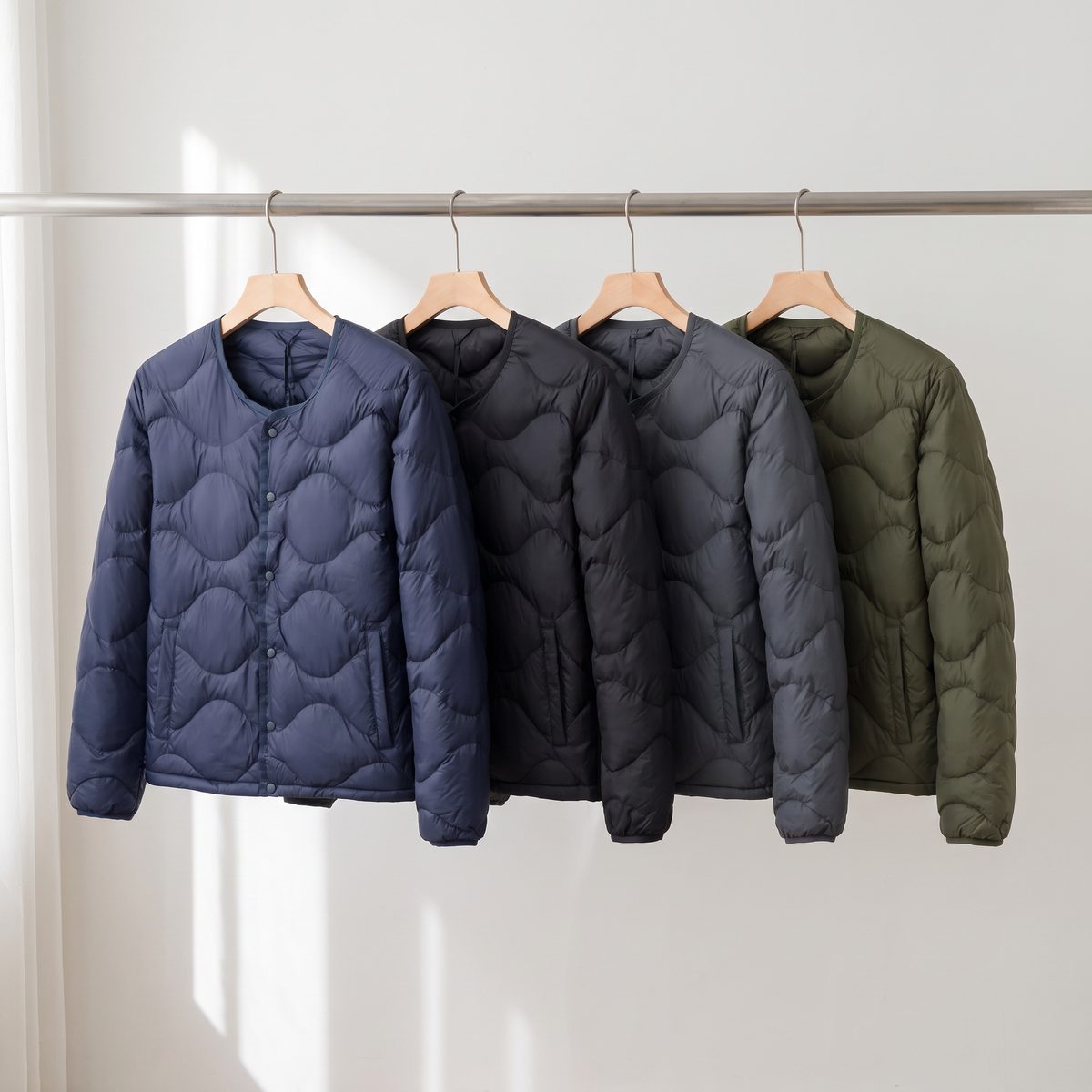 Herren Steppjacke leicht – gesteppte Daunenjacke zum Layern