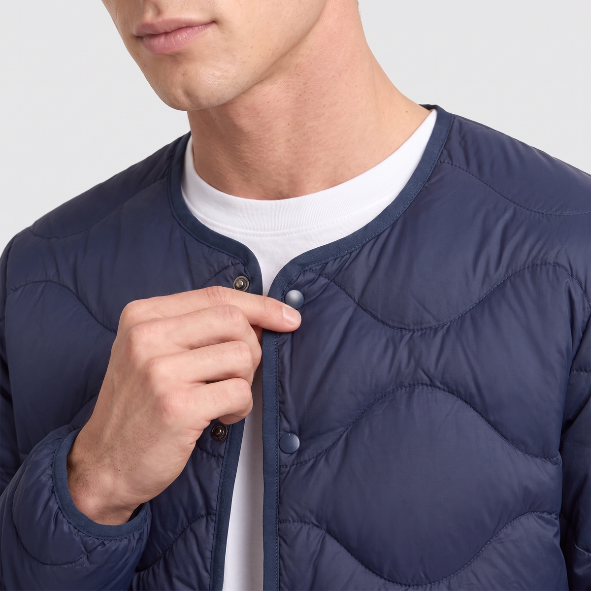 Herren Steppjacke leicht – gesteppte Daunenjacke zum Layern