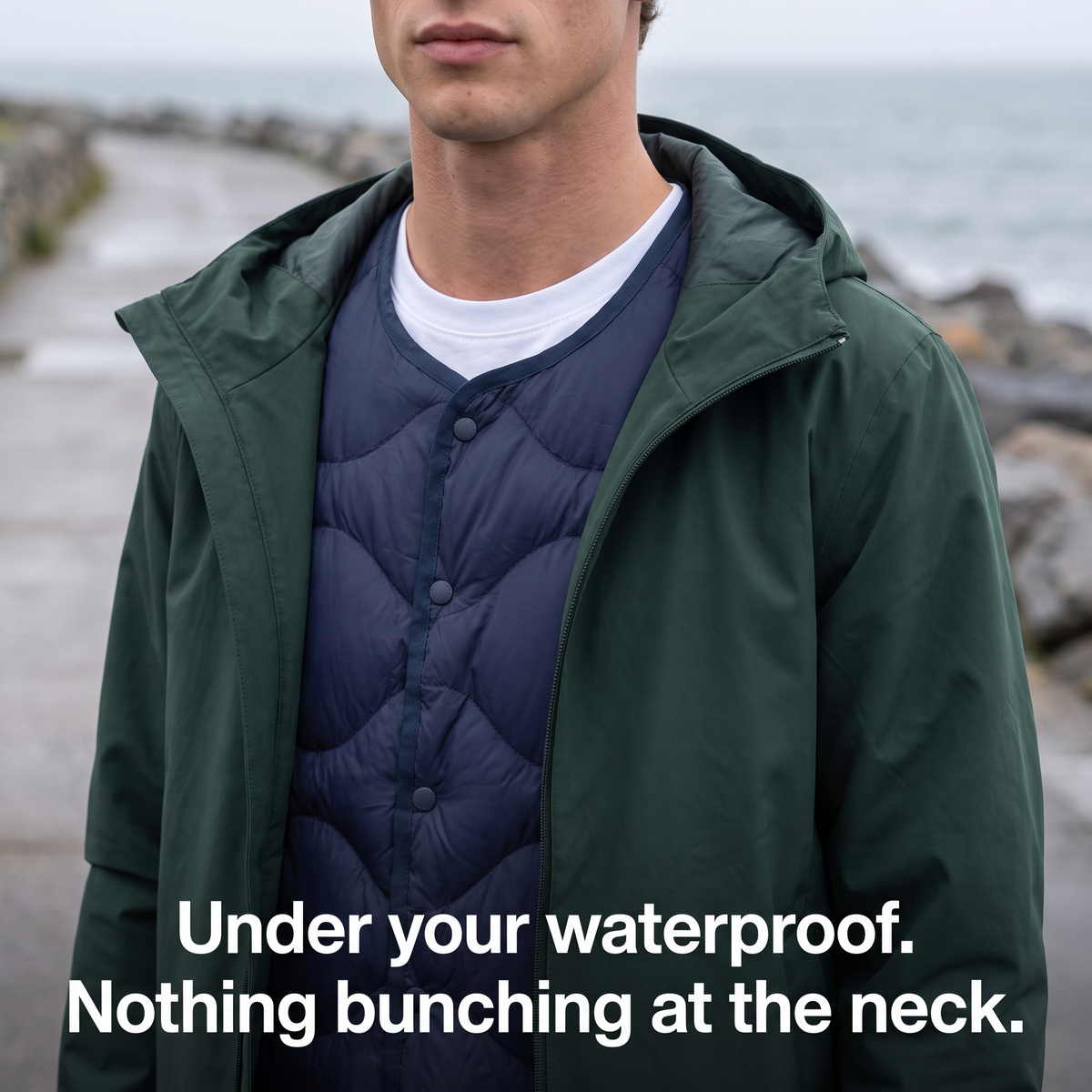 Herren Steppjacke leicht – gesteppte Daunenjacke zum Layern