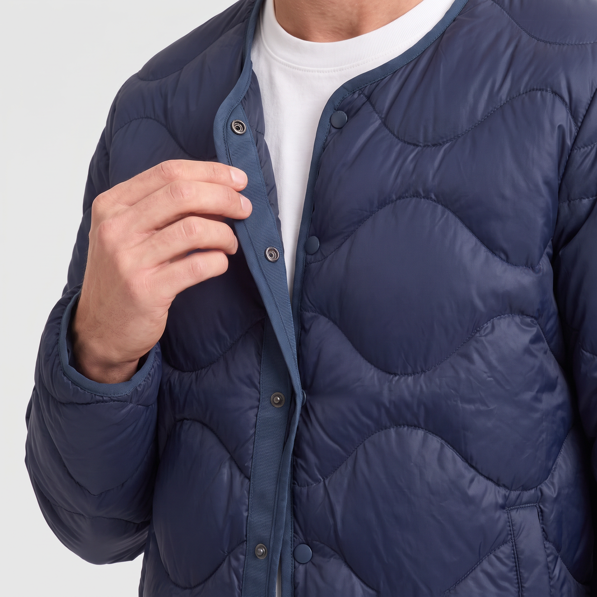 Herren Steppjacke leicht – gesteppte Daunenjacke zum Layern