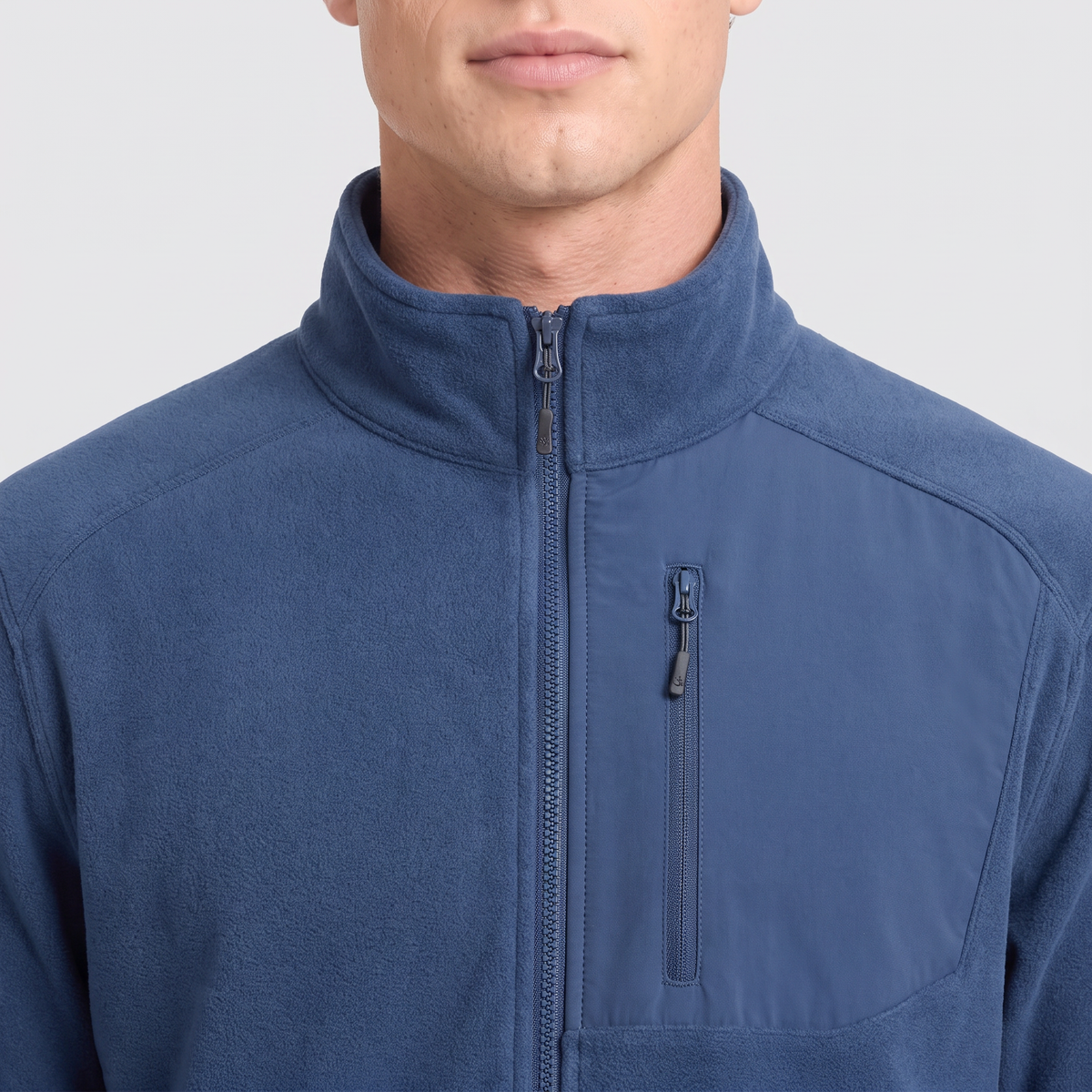 Herren Fleecejacke leicht – Zip-Fleece zum Wandern