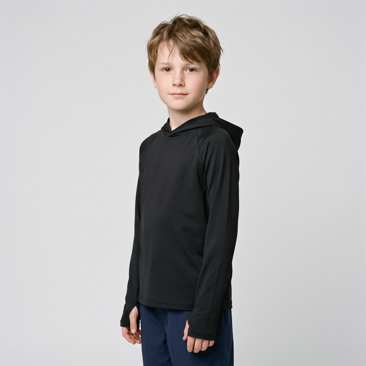 Kinder Sonnenhoodie UPF 50+ – langärmliges UV-Oberteil
