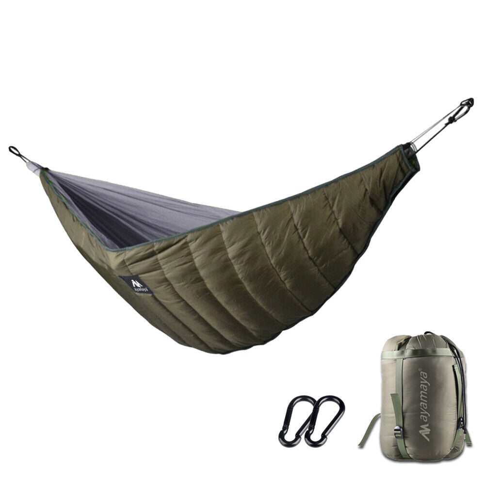 Camping-Hängematten-Set mit Moskitonetz, Unterdecke & Regenschutz