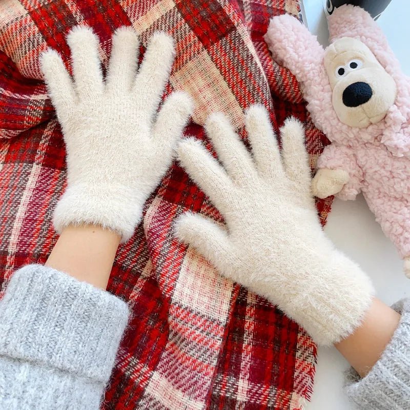 Kuschelige Winterhandschuhe winddicht