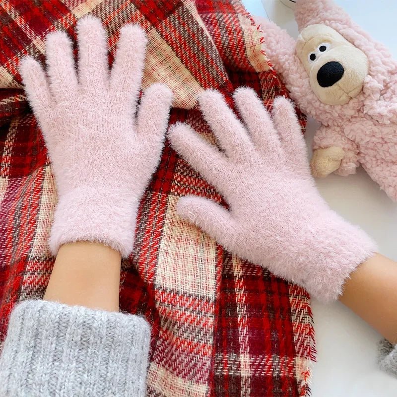 Kuschelige Winterhandschuhe winddicht