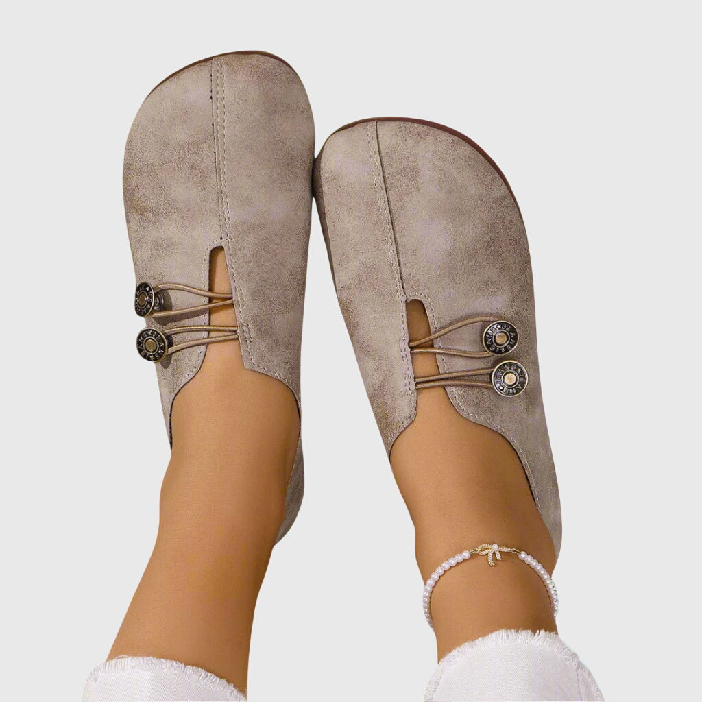 Damen Slip-On Ballerinas, bequem