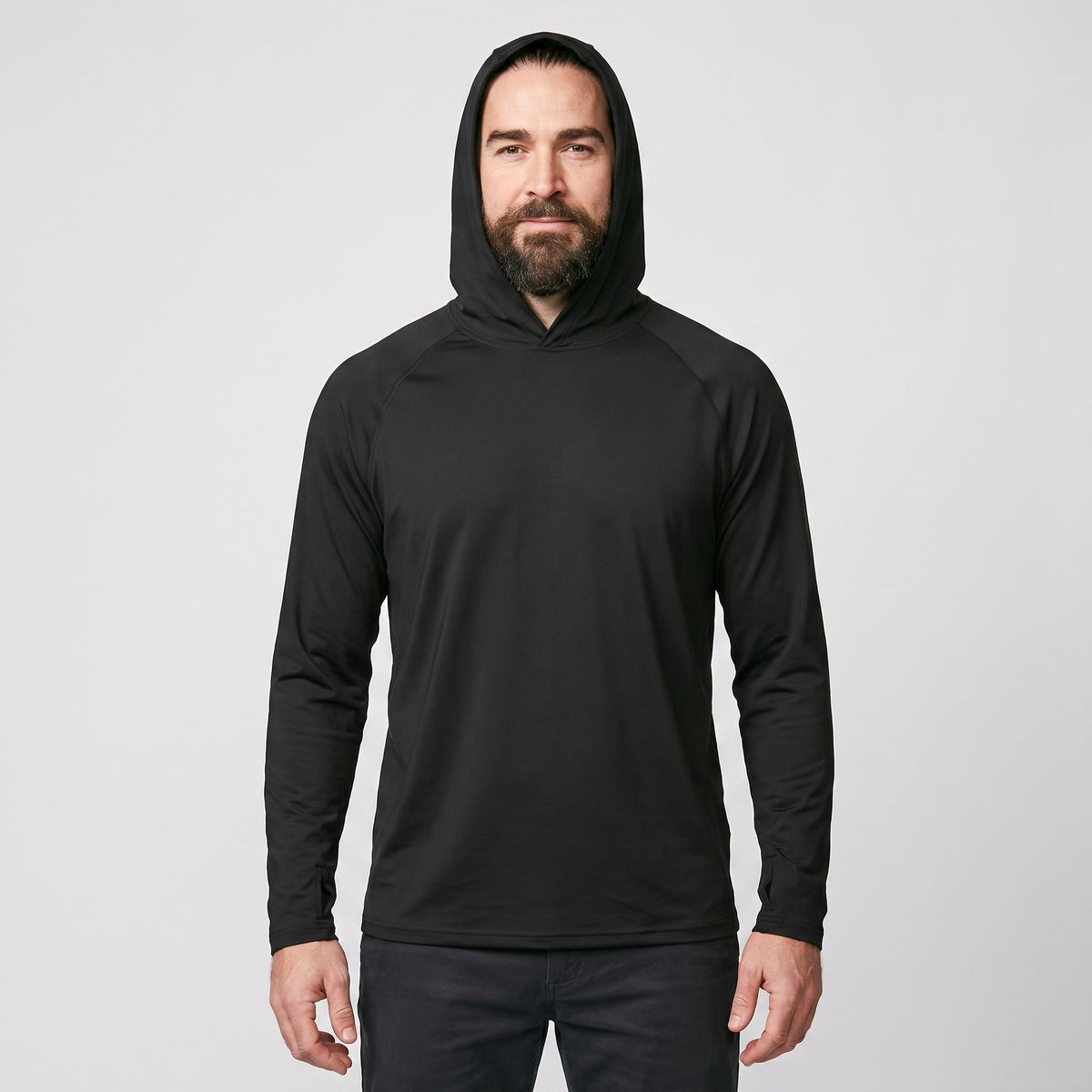 Herren UPF 50+ Sonnenhoodie – leicht, schnelltrocknend