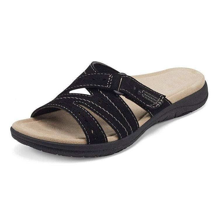 Damen-Sommer-Komfortsandalen mit weicher, verstellbarer Sohle