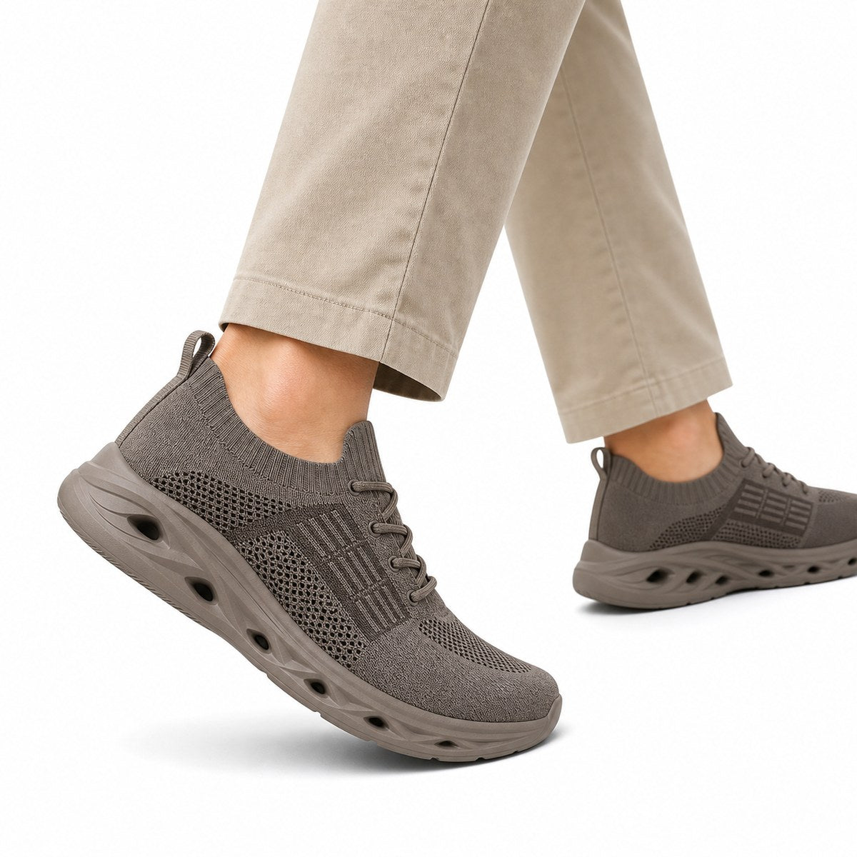 Komfort-Walking-Sneaker mit breiter Zehenbox – Premium-Variante