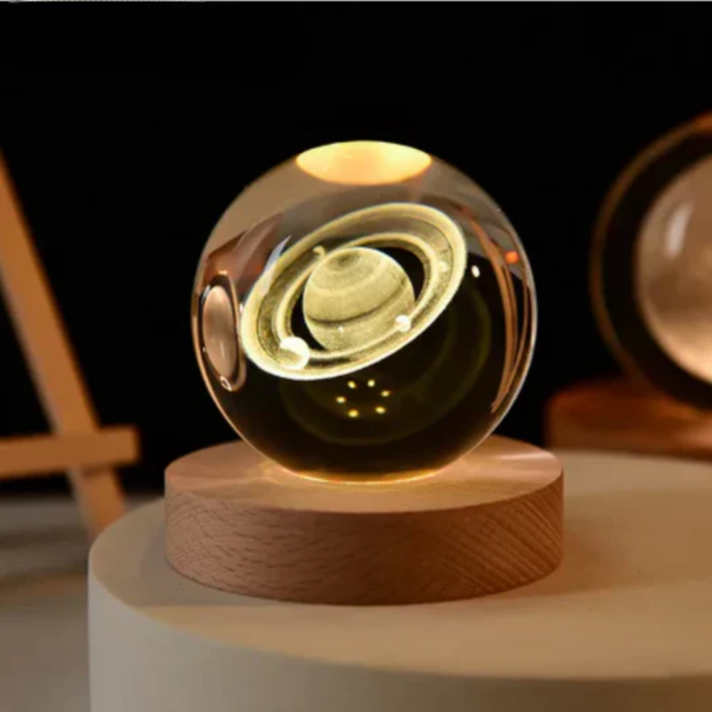 Rebolet | 3D-gravierte Universum-Lampe - Kosmisches Licht für Ihren Raum