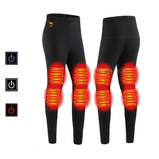 USB-beheizbares Thermo-Unterwäsche-Set mit mehreren Heizzonen