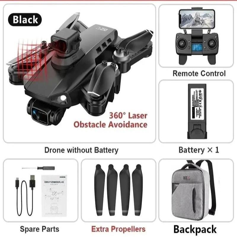 Rebolet | RG109 Pro Drohne – 8K Dualkamera, GPS & bürstenlose Motoren