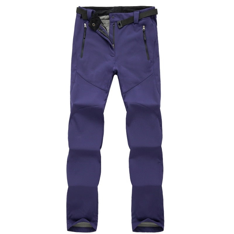 Damen-Wanderhose mit Fleecefutter – robustes Softshell
