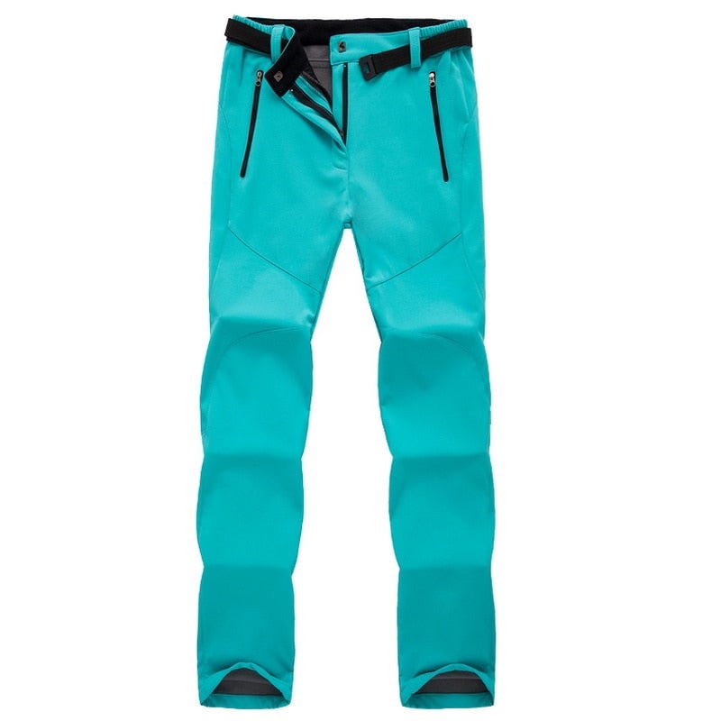 Damen-Wanderhose mit Fleecefutter – robustes Softshell