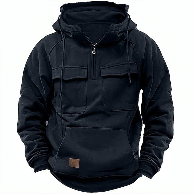 Rebolet | Nordberg – Herren Winter Hoodie mit Fleecefutter und Kapuze